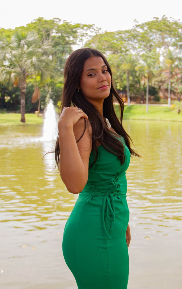 Vestido Midi Verde