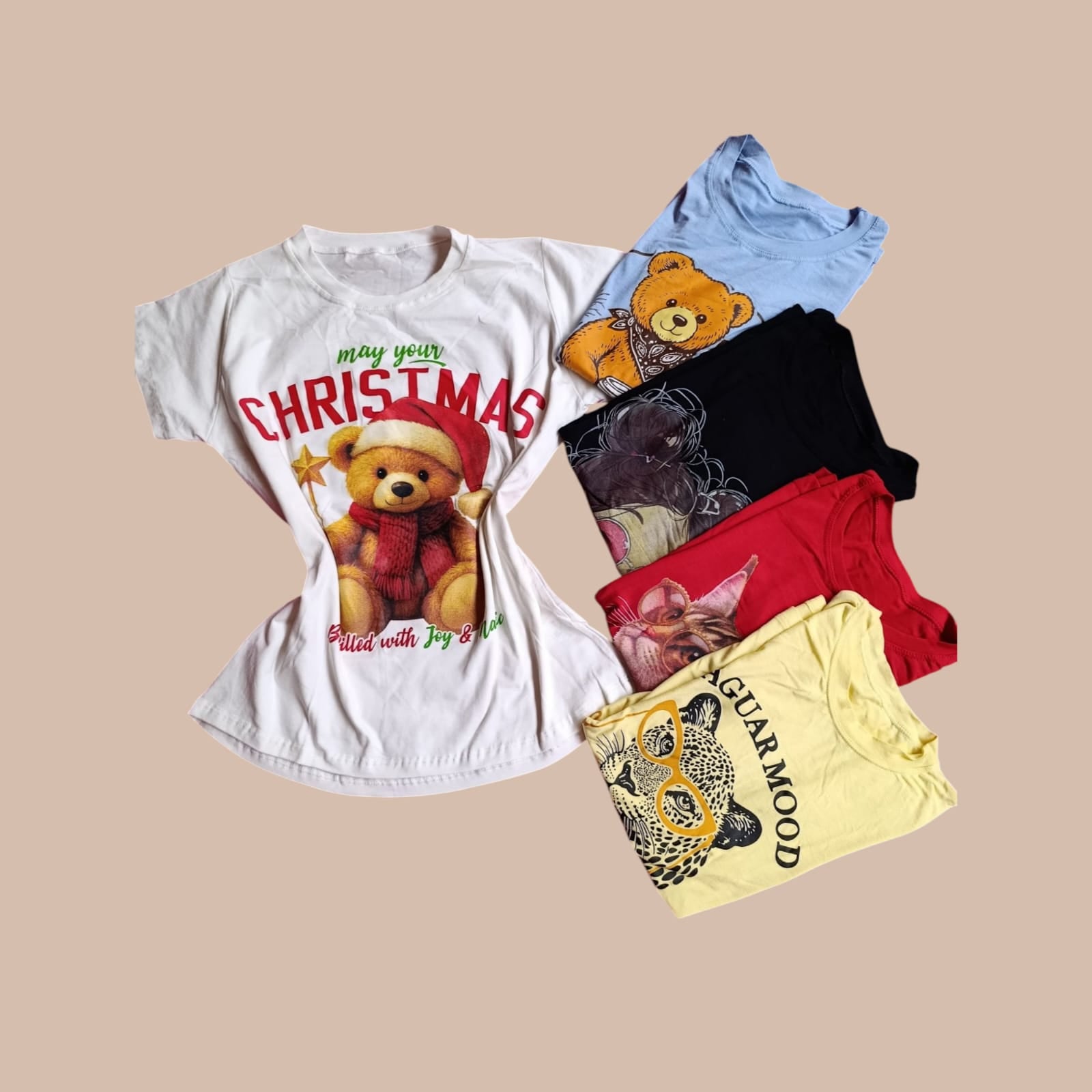 Kit 3 T-shirt Feminina  – Conforto e Estilo em Várias Cores