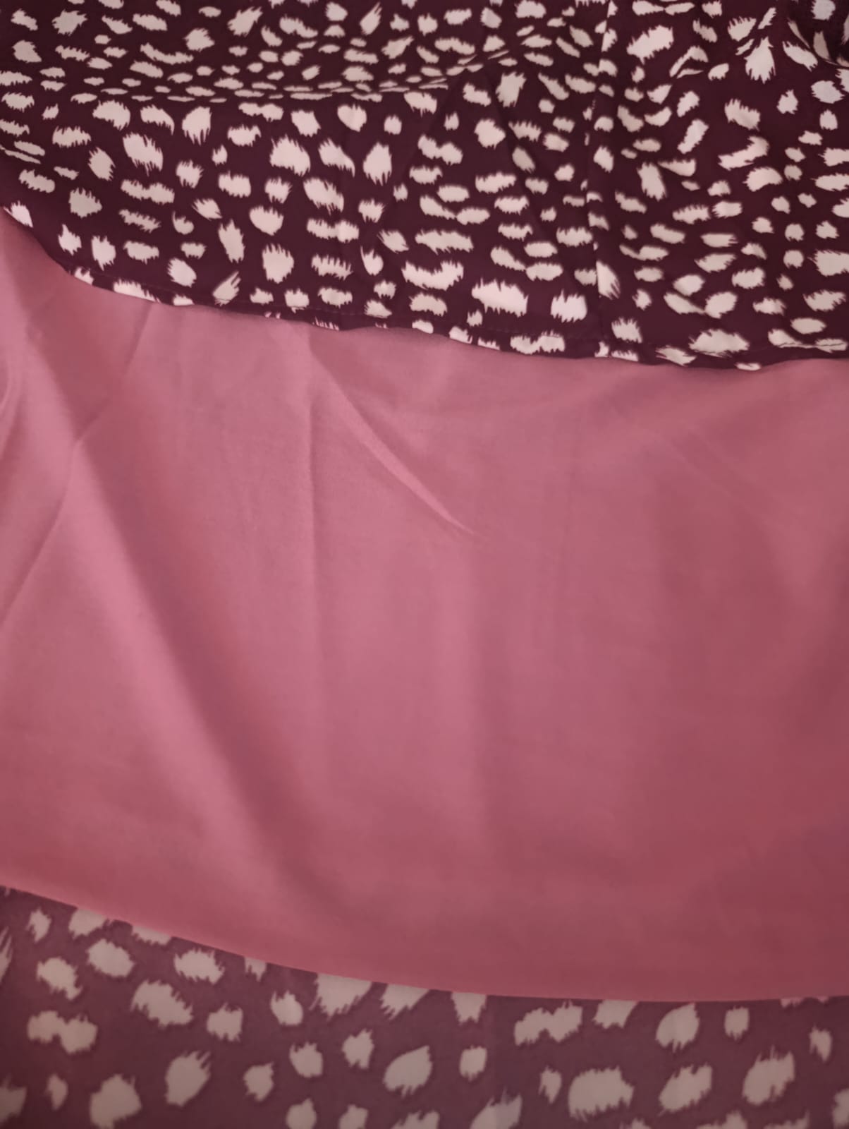 ✨Vestido Midi Estampado Vinho/ Elegância que não precisa chamar atençãol.